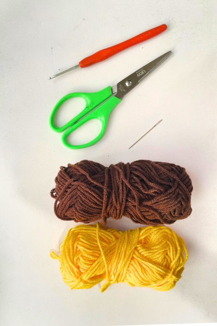 Sunflower Coasters Crochet Pattern | The Pink Craft Box