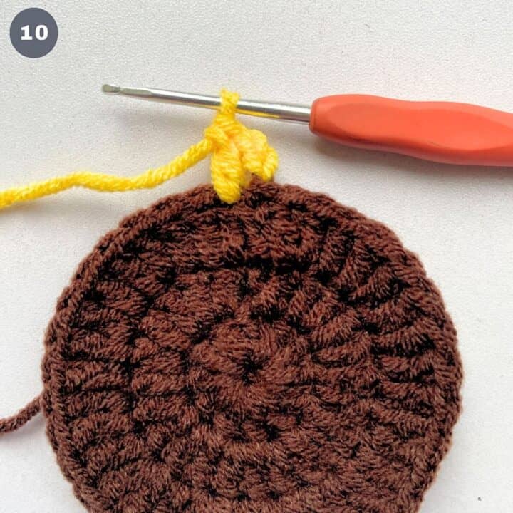 Sunflower Coasters Crochet Pattern | The Pink Craft Box