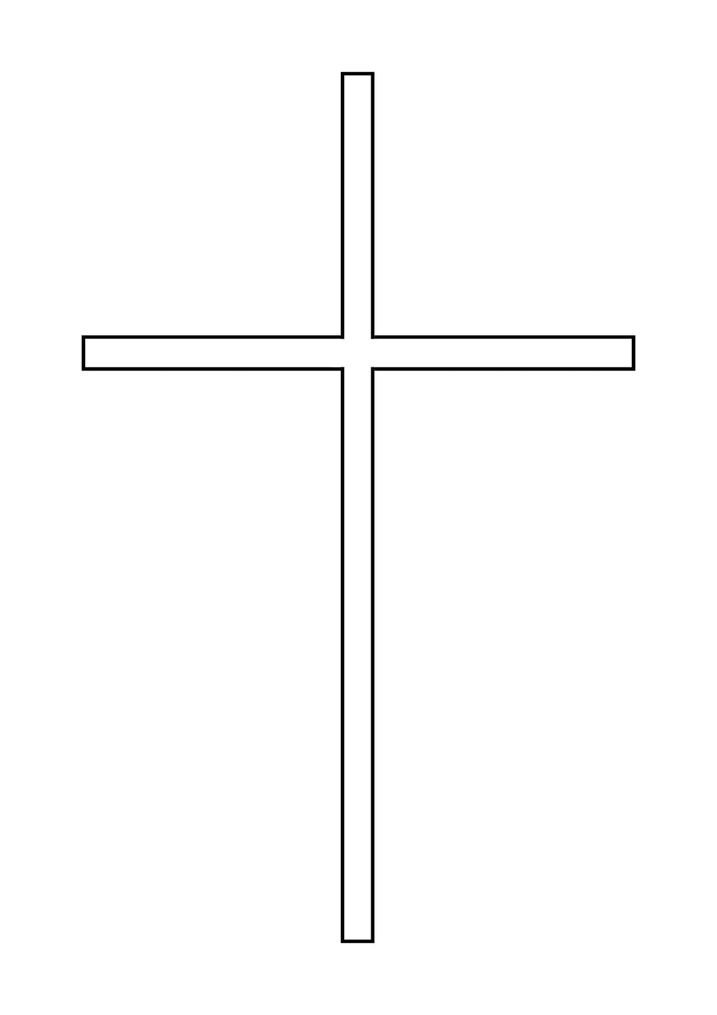 Thin cross template full page.