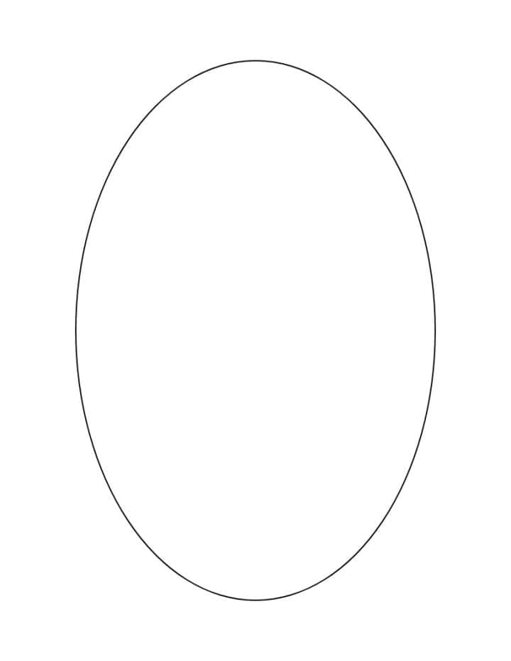 1 large oval template printable.
