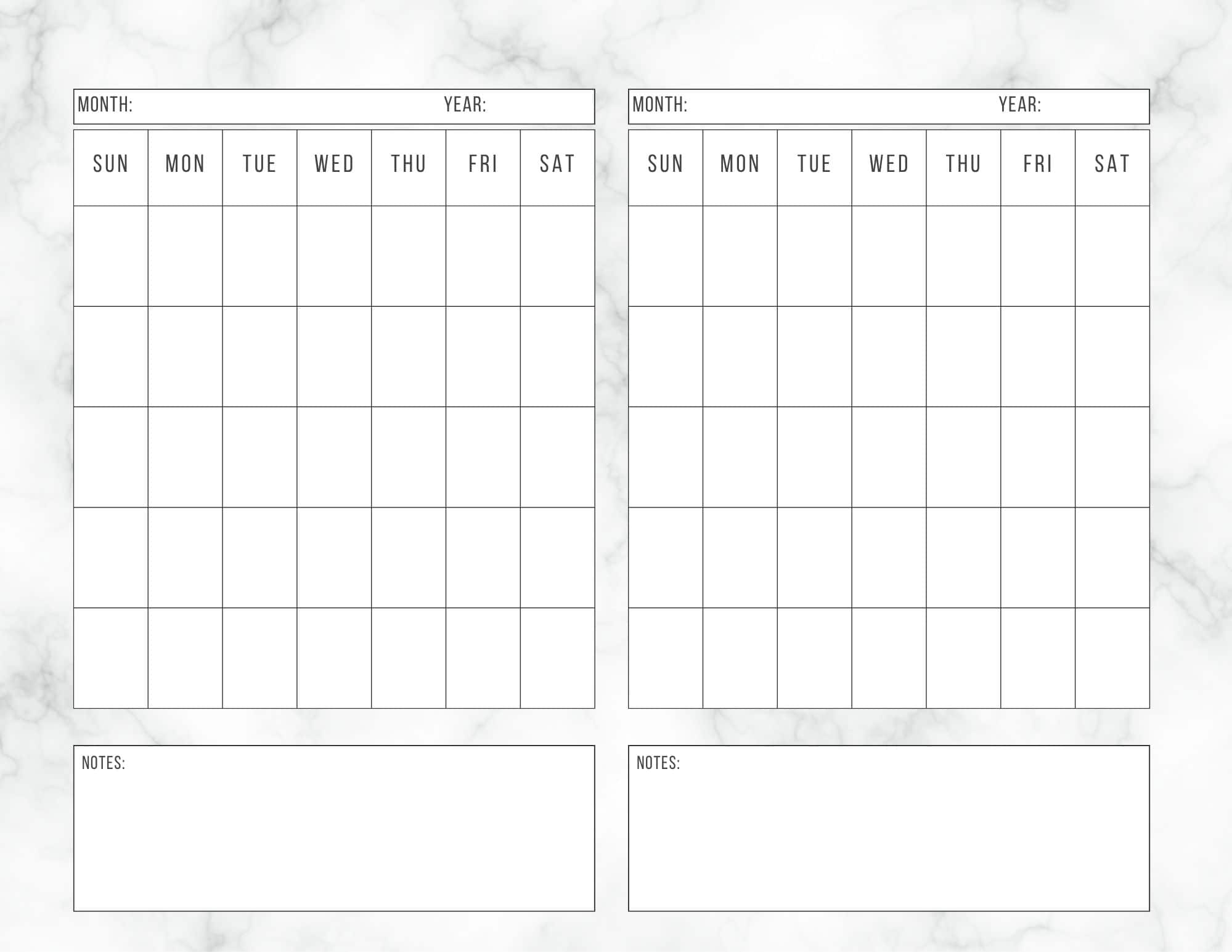 Marble themed template.