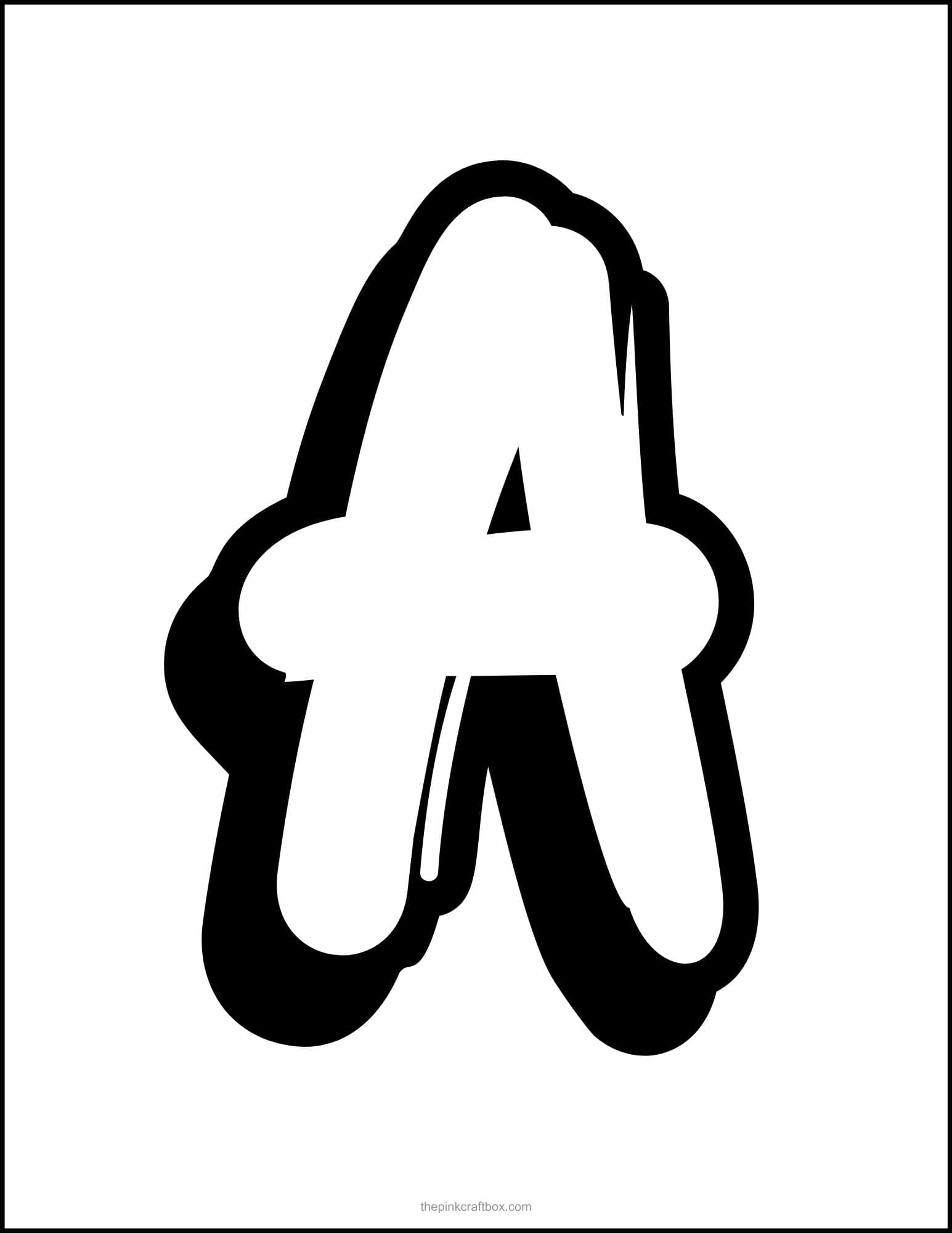 Graffiti letter A.